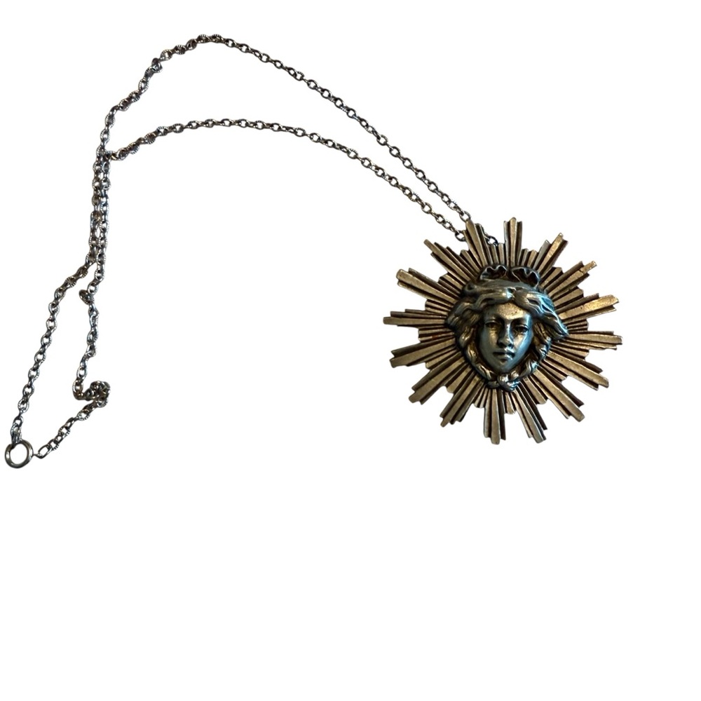 Artesian Made “Sun King" / Louis XIV Symbol Necklace with Signed Makers Mark - Picture 2 of 4